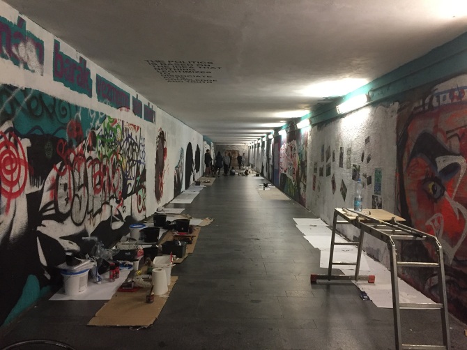 ALL POWER TO IMAGINATION! Indefinite Collective. In the context of Biennale Matter of Art at Holešovice underpass, Prague 2020