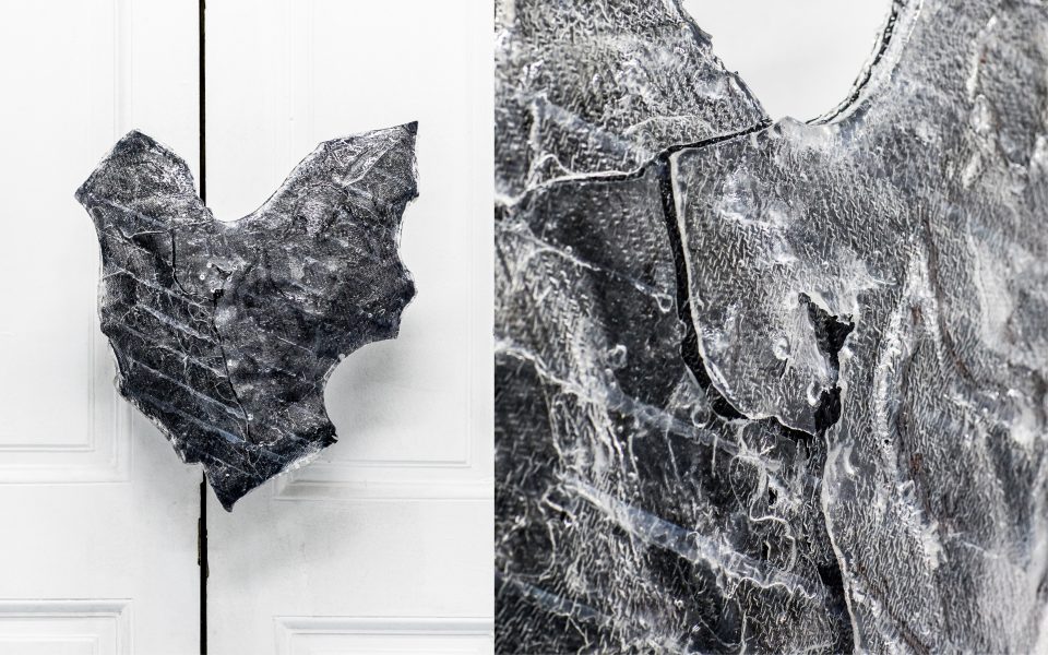 Euphoria in 3 Acts, 2019, Dimensions variable, Epoxy resin, Carbon fibre, Encapsulated breath.