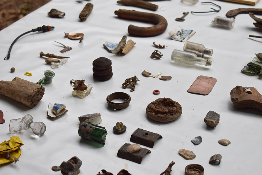 Souvenirs from the Critical Zone, 2022, installation, mixed media, dimensions variable